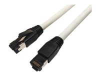 MicroConnect - Koblingskabel - RJ-45 (hann) til RJ-45 (hann) - 2 m - S/FTP - CAT 8.1 - halogenfri, uten hindringer - hvit