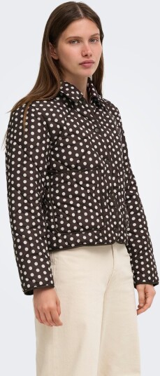 ONLY Onldottie Quilt Aop Jacket Cc Otw Brown M