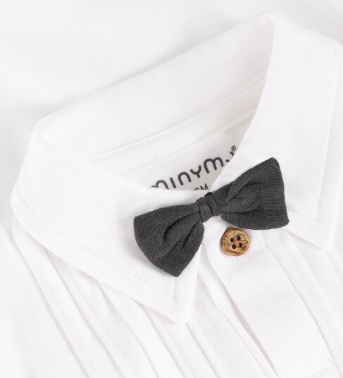 Minymo Body Ls White 86