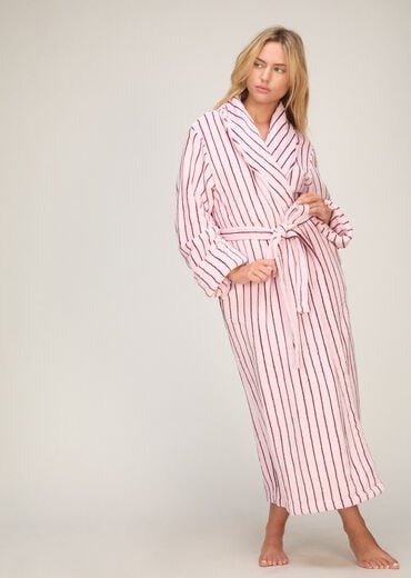 Hunkemöller Myk fleece badekåpe Rosa