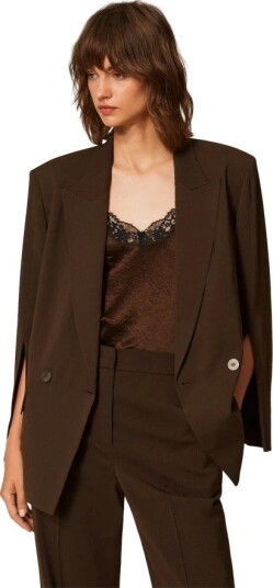 Twinset Dame Jakker Brun S,