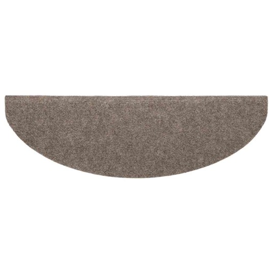 vidaXL Selvklebende trappematter 10 stk kremhvit 65x21x4cm nålestempel