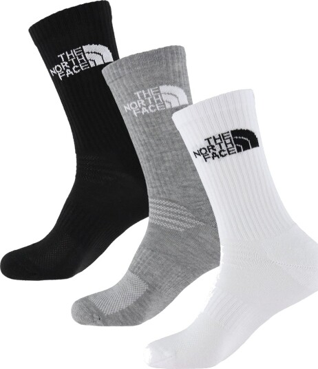 The North Face Multi Sport Cush Crew Sock 3P - White - 35-37