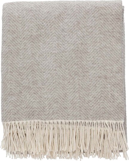 Södahl Pledd 130x185 cm Stillness Södahl Beige sildebensveving