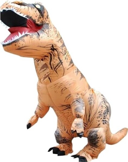 Halloween Oppblåsbart T-Rex Kostyme til Voksen