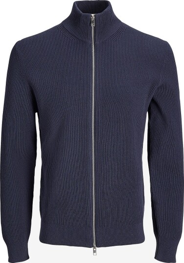 Jack & Jones Plus Kardigan Jjeperfect Knit Full Zip Cardigan S Blå