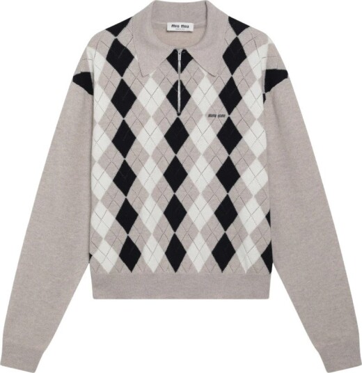 Miu Miu Dame Strikkevarer Beige S,
