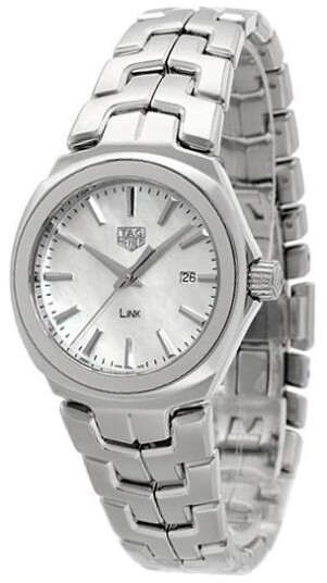 TAG Heuer Dameklokke WBC1310.BA0600 Link Damklockor Hvit/Stål Ø32 mm