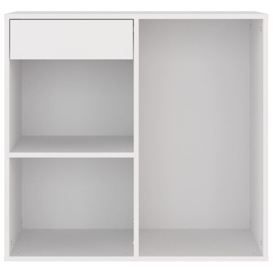 vidaXL Sminkeskap hvit 80x40x75 cm konstruert tre