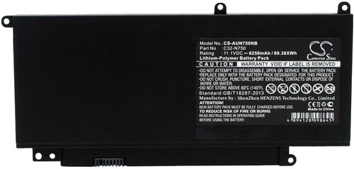 Batteri til Asus N750 etc