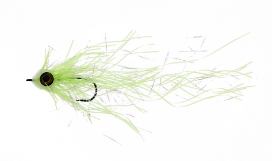 Flies Mylarpike #4/0 Glowing Lime Glowing Lime