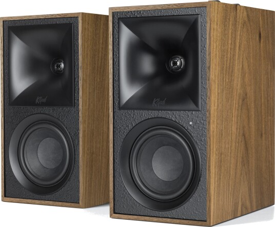 Klipsch The Fives, Walnut Aktive høyttalere, Bluetooth, HDMI, par