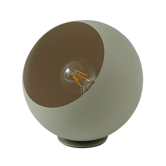 Lindby Solomia bordlampe grønn jern Ø 20 cm