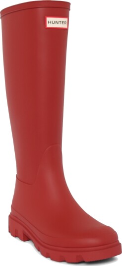 Hunter Unisex Downpour Tall Boot Red 39