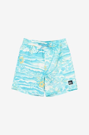 Quiksilver   Badebukse Everyday Printed Volley Yth 14   Blå