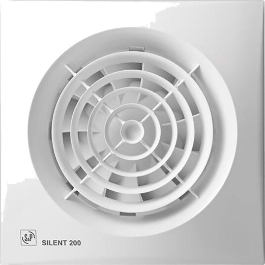 Thermex Baderomsvifte Silent 200 CHRZ Hvit