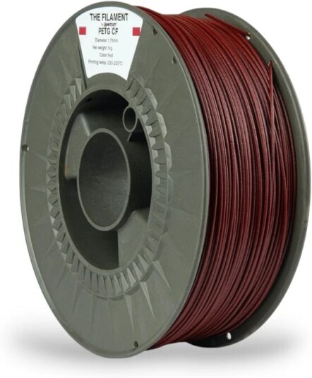 The Filament Petg Cf By Spectrum Red
