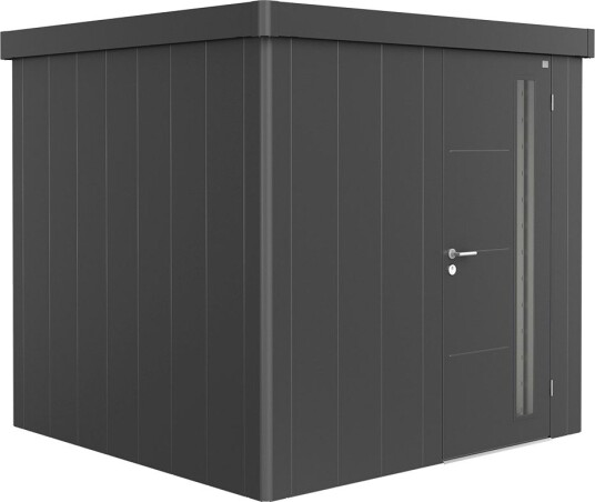 BIOHORT REDSKAPSBOD NEO 2B STD. DØR MØRK GRÅ METALLIC