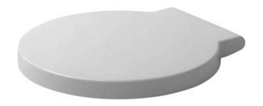 Duravit Starck 1 Sete og lokk Med myktlukkende hengsler, Krom