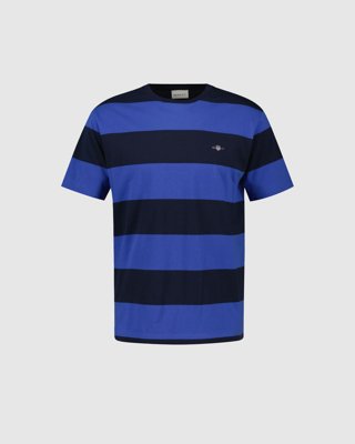 Gant Barstripet t skjorte RICH BLUE L