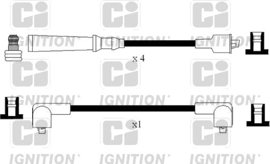 Tennplugg kabelsett QUINTON HAZELL XC1152