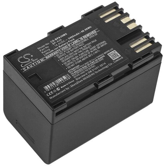 Canon EOS C200 PL batteri (3400 mAh 14.4 V, Sort) Canon EOS C200 PL batteri (3400 mAh 14.4 V, Sort)