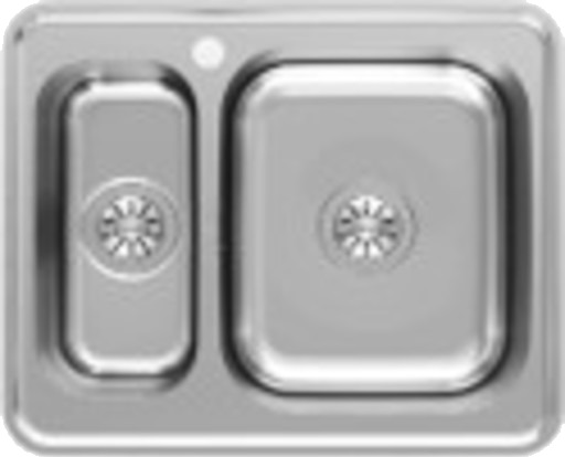 Intra Juvel Nivis kjøkkenvask stainless steel 620x515 mm Intra Juvel Nivis kjøkkenvask stainless steel 620x515 mm