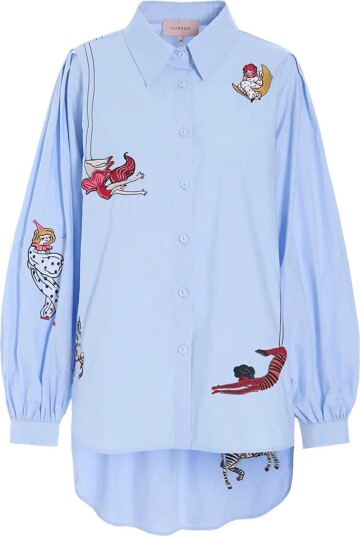 Hunkøn Sasha Shirt Blue XS Hunkøn Sasha Shirt Blue XS