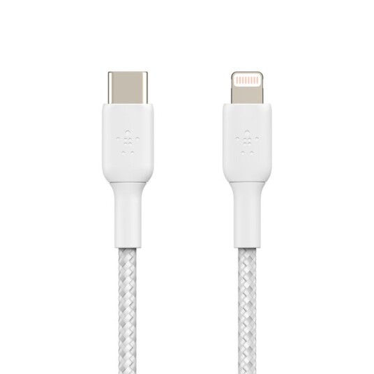 Belkin Boost Charge USB-C til Lightning Kabel 2m Hvit