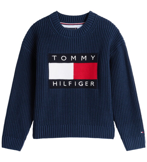 Tommy Hilfiger Genser Strikk Falsk Heritage Dark Natt Navy 14 år 164 Genser Blå Tommy Hilfiger Genser Strikk Falsk Heritage Dark Natt Navy 14 år 164 Genser Blå