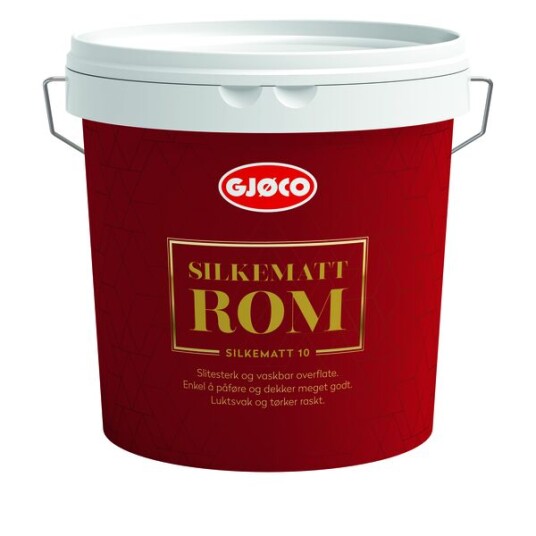 Gjøco Silkematt Rom Hvit 2.7l