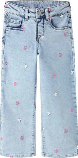 Name It Nmfrose Wide Emb Jeans 2633 Fr Noos Blue 116