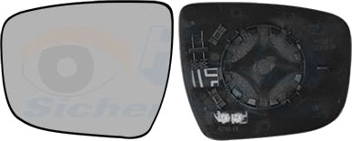 Speilglass, ytterspeil VAN WEZEL 3383837