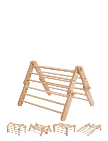 Ette Tete Modifiable Climbing Frame "Mopitri" - Brown - 82X 60CM Ette Tete Modifiable Climbing Frame "Mopitri" - Brown - 82X 60CM