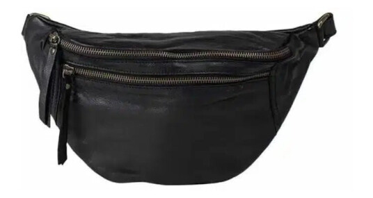 Re:Designed by Dixie Faust Urban bumbag i skinn Svart Re:Designed by Dixie Faust Urban bumbag i skinn Svart