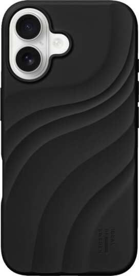 Ideal Of Sweden Soft Swirl silikondeksel med MagSafe for iPhone 16 Velvet Black Ideal Of Sweden Soft Swirl silikondeksel med MagSafe for iPhone 16 Velvet Black