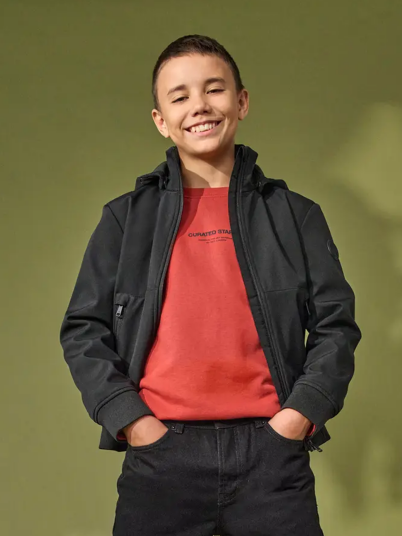 Only & Sons Jr Bowie Softshell Bomber Sort 140