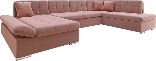 Zumar 4 seters Sovesofa Høyre Rosa