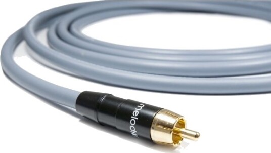 Melodika Rca-Kabel Cinch Rca Cinch 15 M Grå