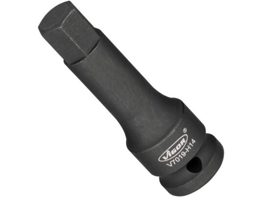 Vigor Kraftpipe 1/2" Metrisk 14 mm - Sort