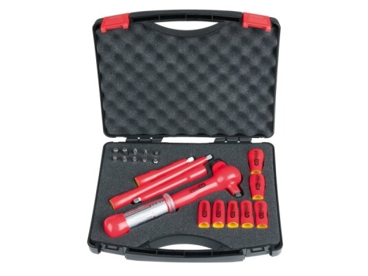 Ks Tools 117.1876, Støpselsett, 1/4", 21 Hoder, Stål, Iec 60900, 1 Kg
