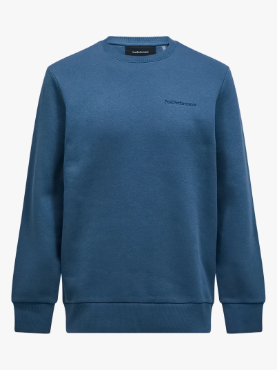 Peak Performance Original Small Logo Crew Blå XL