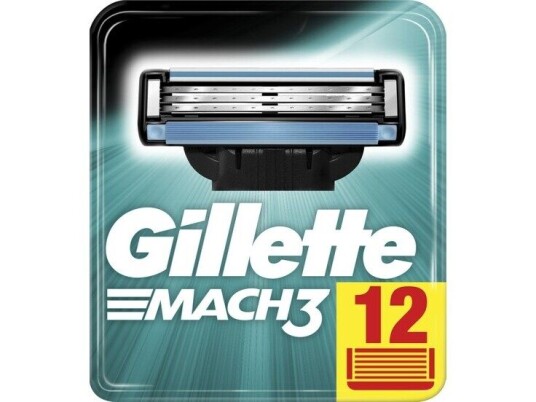 Gillette Mach 3 Barberblader 12 stk