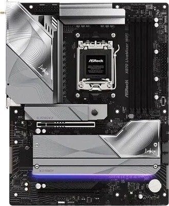 ASRock X870 Livemixer Wi-Fi Hovedkort ATX Socket AM5 DDR5 ASRock X870 Livemixer Wi-Fi Hovedkort ATX Socket AM5 DDR5