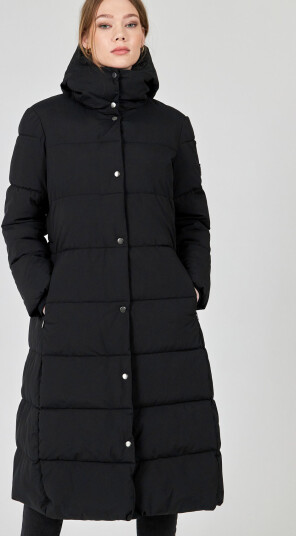 Jofama Savannah Long Puffer Coat Black 40 Jofama Savannah Long Puffer Coat Black 40