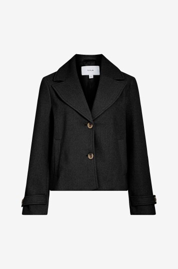 Vila Jakke viSolo L/S Short Jacket Svart