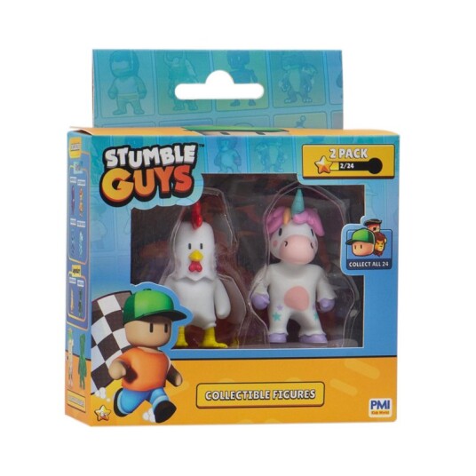 Stumble Guys Figursett 2-Pakning 5,5cm Chicken & Sprinkles
