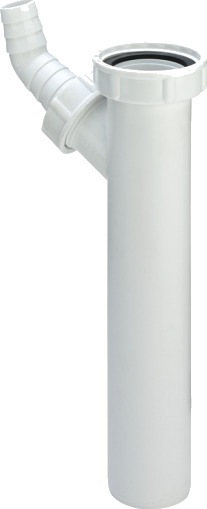1,1/2"x40x200 mm PP tilkoblingsrør 1.1/2"x40x200mm