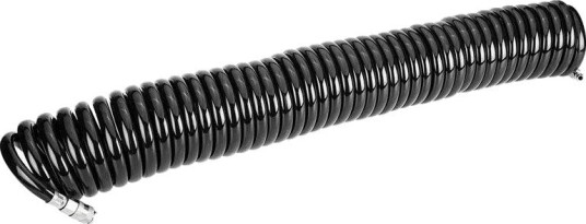 NEO Trykkluftslange Spiral 12 × 17 mm, 15 m, PU, 16 bar NEO Trykkluftslange Spiral 12 × 17 mm, 15 m, PU, 16 bar