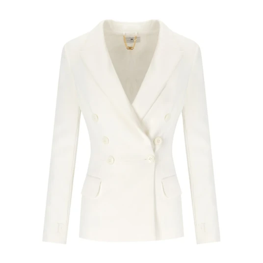 Elisabetta Franchi Dame Jakker Hvit S,